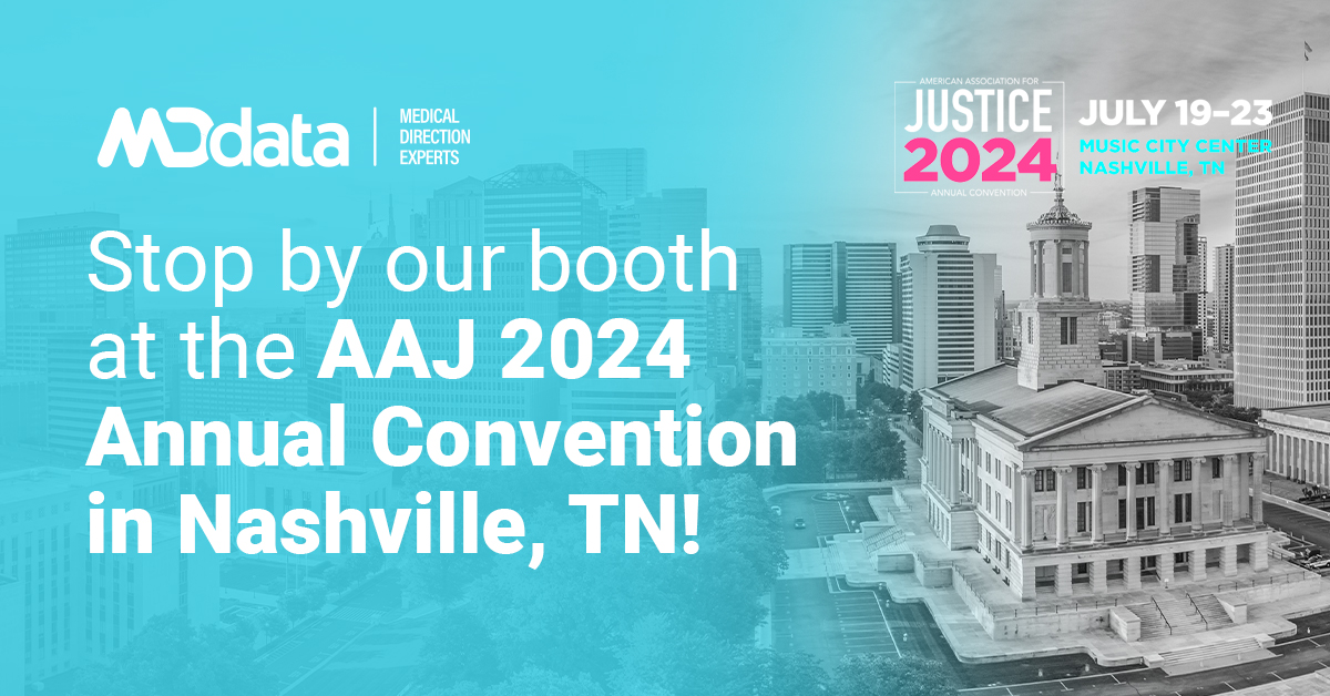 MD Data is joining the American Association of Justice 2024 Annual