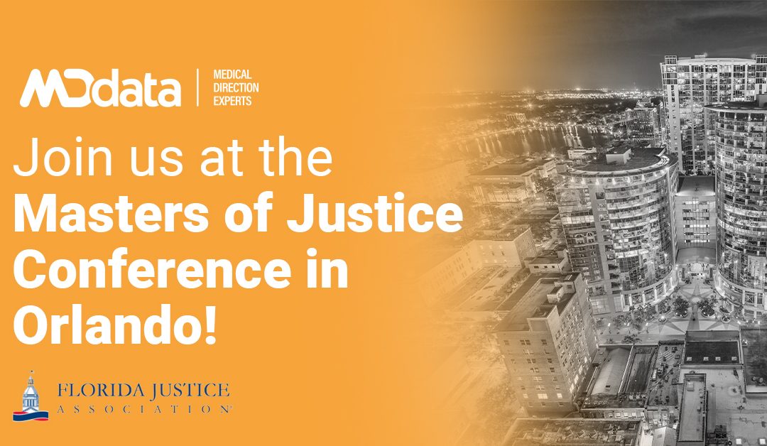 MD Data will participate in the 2024 Masters of Justice Conference in Orlando, FL!